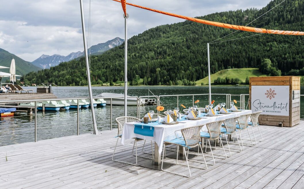 Strandhotel am Weissensee_Dinner am Floß_(c)Martin Strandhotel am Weissensee-impression #14